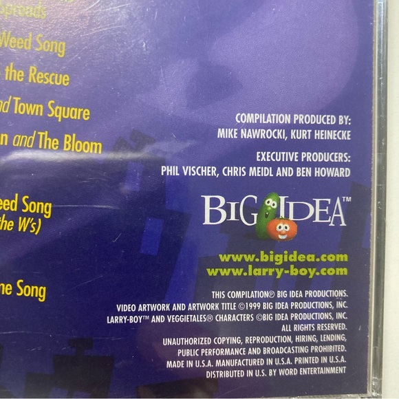 Veggie Tales Larry Boy The Soundtrack Big Idea
VeggieTales CD Sealed NEW - Picture 4 of 7